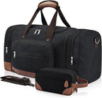 Dimayar Canvas Duffle Bag for Travel, Expandable Carry on Bag, Overnight by Dimayar