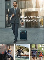 Black Voyage Reusable Vacuum Compression Travel Bag - Image 4