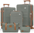 SHOWKOO Luggage Sets 3 Piece Hardside Expandable Suitcase by SHOWKOO