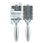 InfinitiPro by Conair Hairbrush, Porcupine Round Brush, Detangler Brush Helps Reduce Frizz and Add Volume, Smoothwrap Series in Icy Blue, Pack of 1