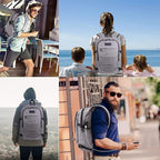 Travel Laptop Backpack Water Resistant Anti-Theft Bag - Image 8