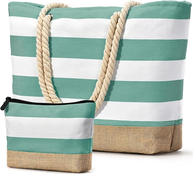 Becokan Beach Bag Initial Beach Tote by BecokanBeachBagSpecialist