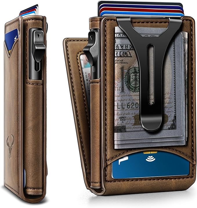 BULLIANT Men Wallet, Money Clip Wallet Slim by BULLIANT