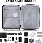 28 Inch Luggage with Spinner Wheels, Lightweight Expandable PC Hardside Large - Image 7