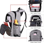 Travel Laptop Backpack Water Resistant Anti-Theft Bag - Image 5