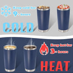 20 oz Tumbler with lid Double Wall Vacuum Insulated Tumblers Stainless Steel - Image 4