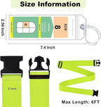 8 Pack Luggage Straps and Cruise Luggage Tags Set, Luggage Straps - Image 2