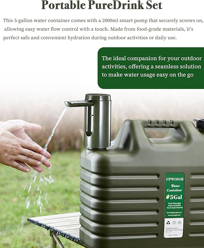 Portable 5 Gallon Water Jug - Image 5