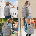 Laptop Backpack for Women Men, School Backpacks for Teens Girls Boys, 17.3 Inch - Image 7