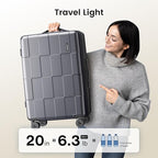 SHOWKOO Luggage Sets 2 Piece 20/28 Inch Hardside Expandable Lightweight PC - Image 9