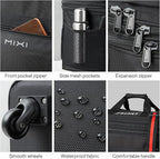 mixi Travel Bag with Wheels Expandable Foldable Luggage Bag Collapsible Rolling - Image 5
