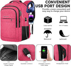 Lapsouno Travel Laptop Backpack, 15.6 Inch Travel Laptop Backpack, Water - Image 5