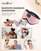 MUSICOZY Sleep Headphones Breathable Sleep Mask Bluetooth 5.4 Wireless - Image 7