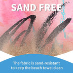 2 Pack Lightweight Thin Beach Towel Oversized 71"x32" Big Extra Large - Image 5