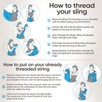 Hip Baby Wrap Ring Sling Baby Carrier - Image 2