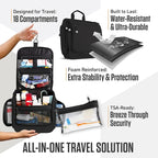 VENTURE 4TH Hanging Travel Toiletry Bag - Image 5