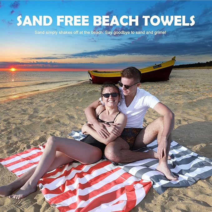 Your Choice Microfiber Quick Dry Sand-Free Beach Towel - Image 2