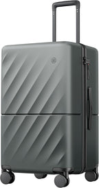 Trunk Luggage 24 Inch, Medium Checked Luggage by NINETYGO