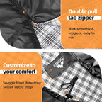 MEREZA Flannel Sleeping Bag for Adults XL, Large Wide Sleeping Bags for Camping - Image 6