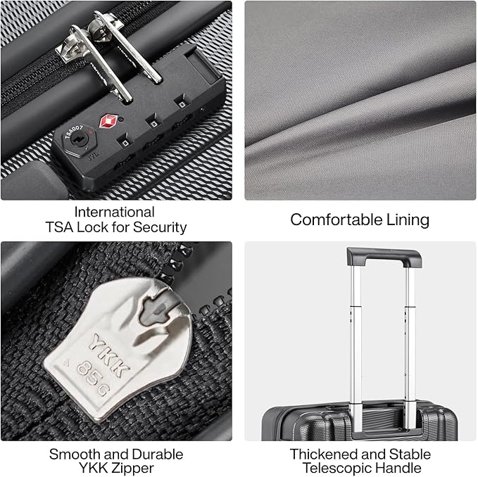 Hanke Luggage Sets 2 piece Carry On Luggage - Image 7
