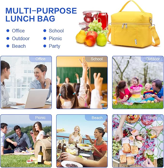 NOL Natural Organic Lifestyle Insulated Lunch Bags - Image 6