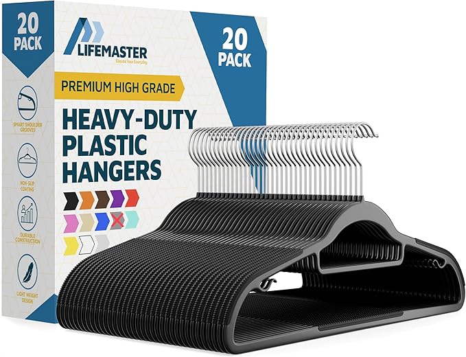Lifemaster Versatile Clothes Hanger Set by LIFEMASTER