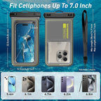 Marine IP68 Waterproof Phone Pouch, Floating Waterproof Dry Bag Compatible - Image 4