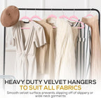 Premium Velvet Hangers 50 Pack Ultra Thin Non Slip Adult Felt Space Saving Suit - Image 7