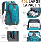 40L Hiking Backpack Lightweight Daypack Waterproof Travel Camping Backpack - Image 3