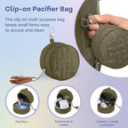 RUVALINO Diaper Bag Backpack, Large Capacity, Waterproof, Olive Green - Image 10