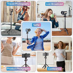 ULANZI MT-73 Extension Pole Tripod, Mini Selfie Stick Tripod Stand Handle Grip - Image 7