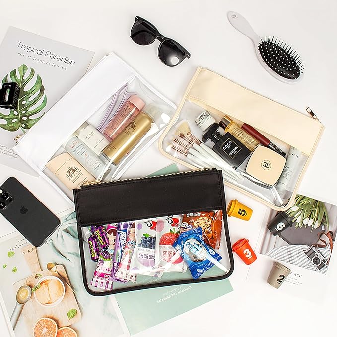LETGO Clear Makeup Bag Pouch for Travel - Image 7