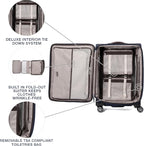 Travelpro Platinum Elite Softside Expandable Checked Luggage, 8 Wheel Spinner - Image 6
