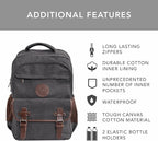 Ama Dablam Premium Original Canvas Backpack/ 17”Laptop/XL-30L/ Many Pockets | - Image 2