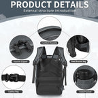 TORIBIO Camera Backpack, Hardshell DSLR Photography Camera Bag, Waterproof Hard - Image 5