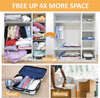 10 Jumbo Vacuum Storage Bags, Space Saver Bags Compression Storage Bags - Image 3