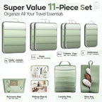 Veken 11 Set Compression Packing Cubes - Image 2