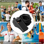 8-Pack Colorful Plastic Whistles - Image 6