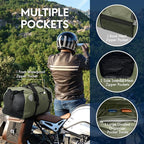 Haimont Waterproof Duffel Bag Roll-top Dry Duffel Bag - Image 4