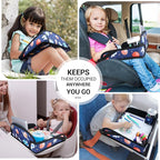 COOLBEBE Kids Travel Tray for Toddler Car Seat, Travel Tray for Airplane - Image 2