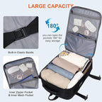 PIJUSHI Travel Backpack for Women Men Expandable Carry on Luggage Backpack - Image 3