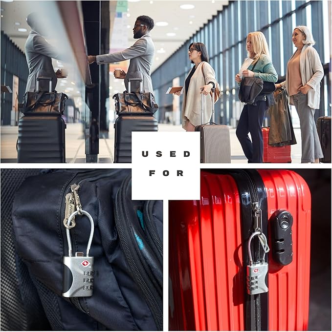 TSA Approved Locks for Luggage, Small Combo Lock - Image 6