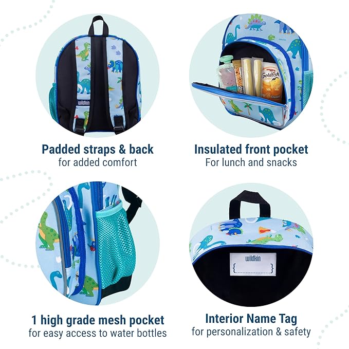 Wildkin 12-inch Kids Backpack – Padded, Adjustable - Image 3