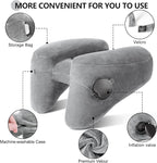 Sunany Neck Pillow for Travel Inflatable Airplane Pillow Comfortably Supports - Image 3