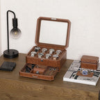 ROTHWELL 8 Slot Leather Watch Box - Image 2