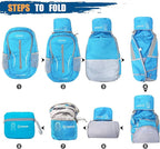 ZOMAKE Ultra Lightweight Packable Backpack 25L, Foldable Hiking Backpacks Water - Image 6