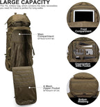 Mardingtop 75L Molle Hiking Internal Frame Backpacks - Image 4