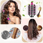 Round Volumizing Brush Attachment for Airwrap, Oval Shape, Hair Styling Tool,Gold