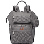 BabbleRoo Diaper Bag Backpack, Unisex Stylish Travel Back Pack Nappy Changing by BabbleRoo