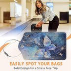Starlit Crystal Butterfly PU Leather Luggage Tags - Image 4